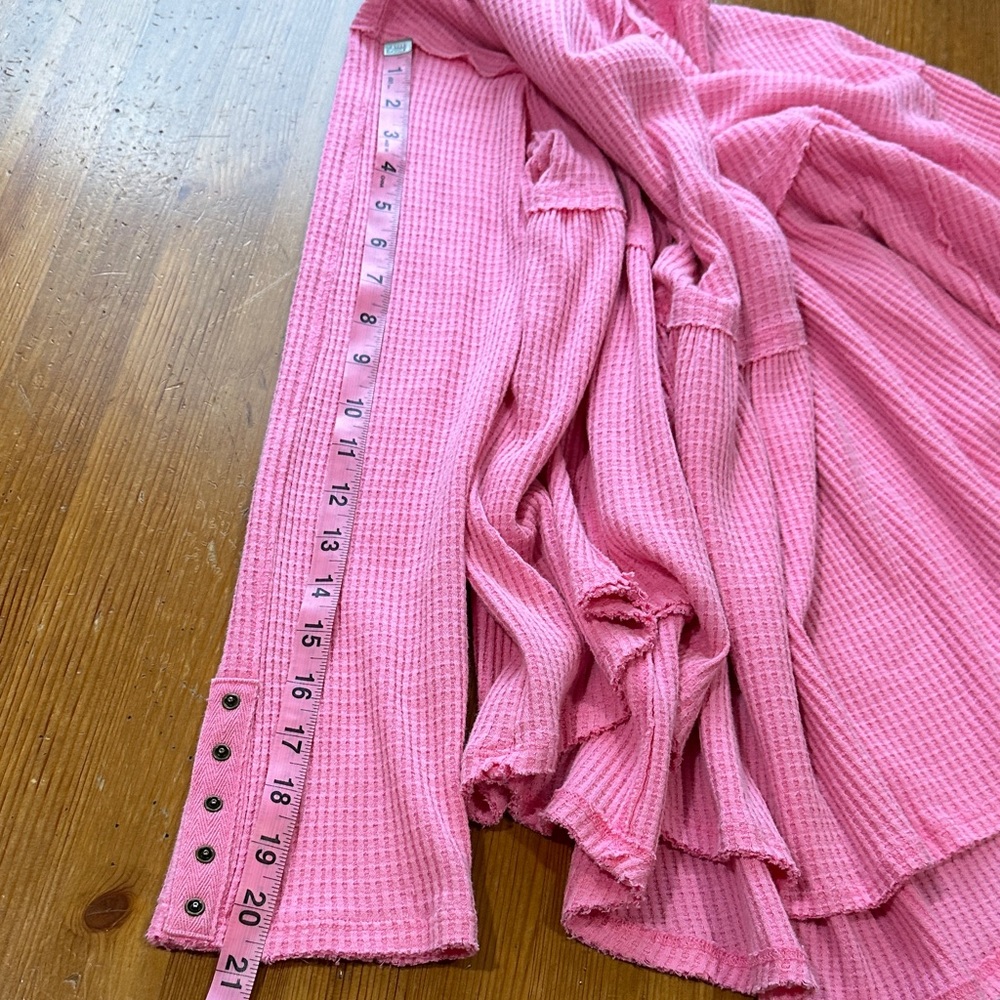 Free People we the Free Pink Carnation Babydoll Top - Picture 10 of 10